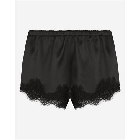 Dolce & Gabbana Women's Pizzo Lace Shorts In Bianco Ottico